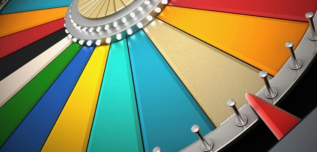 trade show prize wheel
