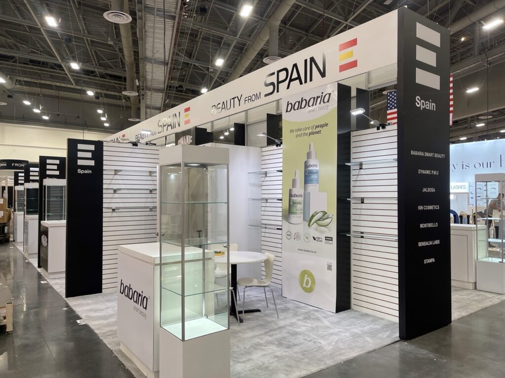 Spain country pavilion at an international trade show