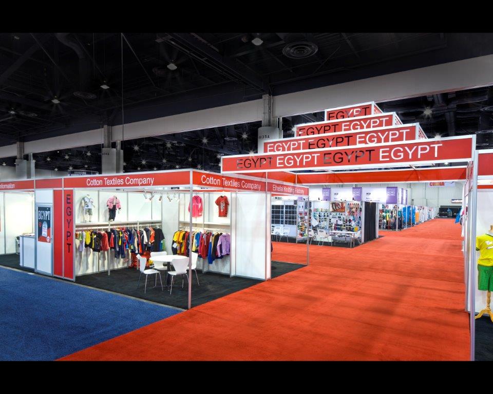 Egypt country pavilion trade show stand