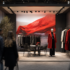 Fashion showroom booth at trade show