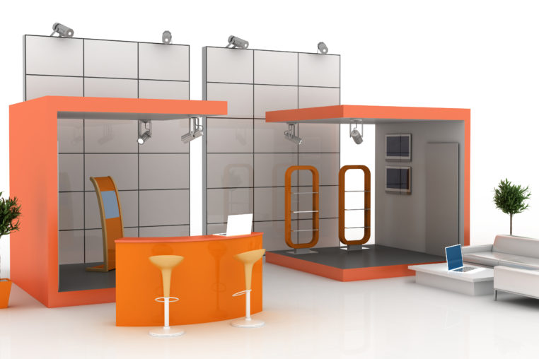 booth setup diagram